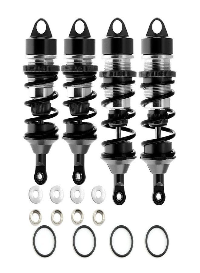 UURCSKY ممتص صدمات من سبيكة معدنية لسيارات التحكم عن بعد ARRMA 1/7 Infraction 6S BLX Felony 6S BLX Limitless Roller، قطع غيار بديلة للأرقام #ARA330627 و#ARA330628 (أسود) - Image 2